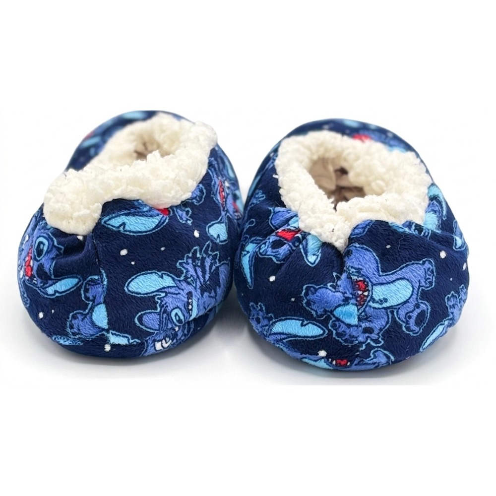 Disney Lilo & Stitch Plush Women's Size 6 Cozy Comfort Slipper Socks House Shoes - Picture 3 of 8